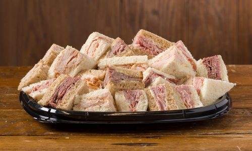 Rouses deli finger sandwiches various meats, cagtering
