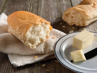 Rouses bakery French bread with butter
