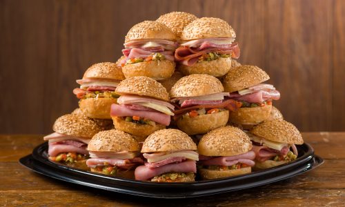 Rouses deli mini muffaletta tray for catering