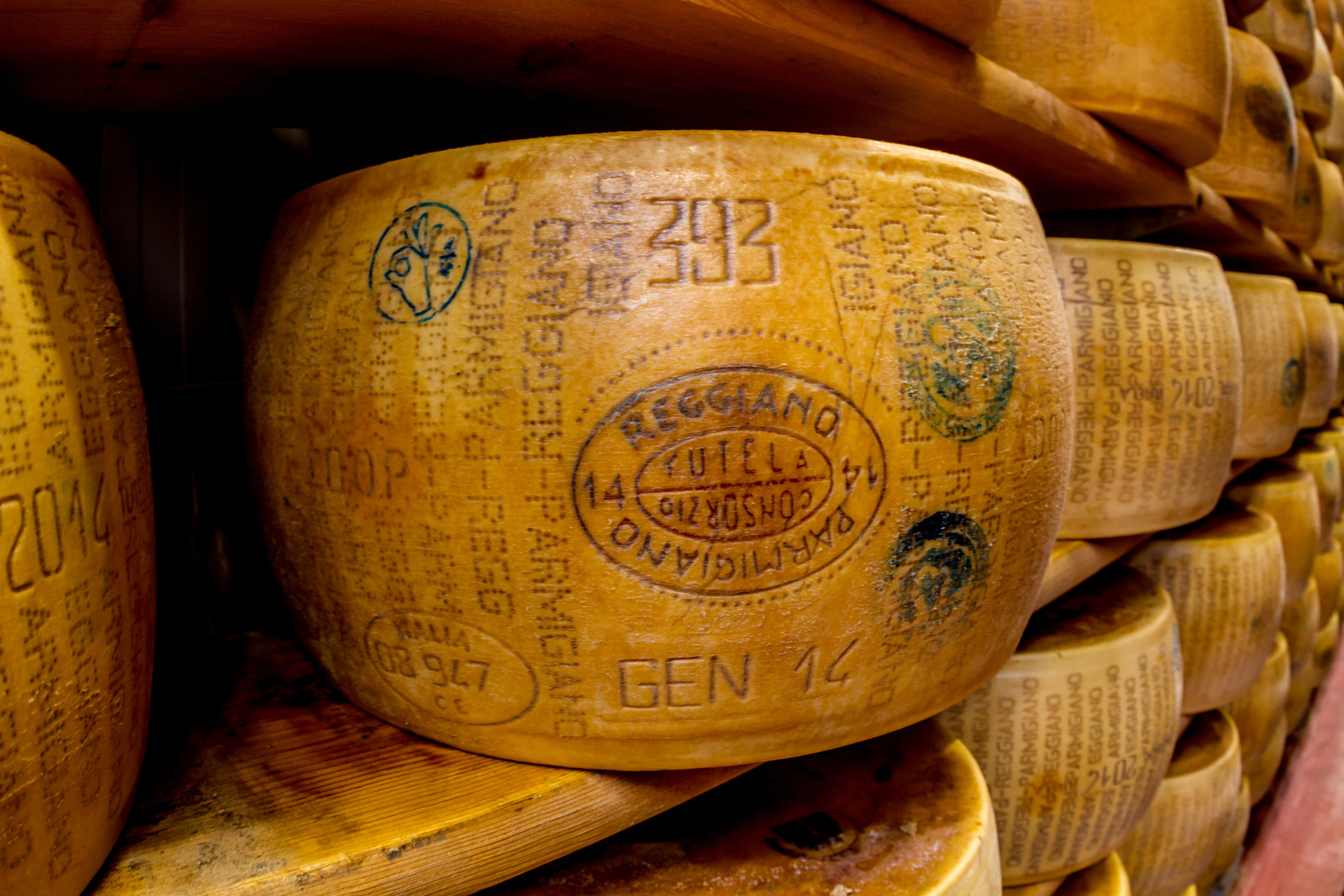 Parmigiano Reggiano Cheese Wheel, Italian