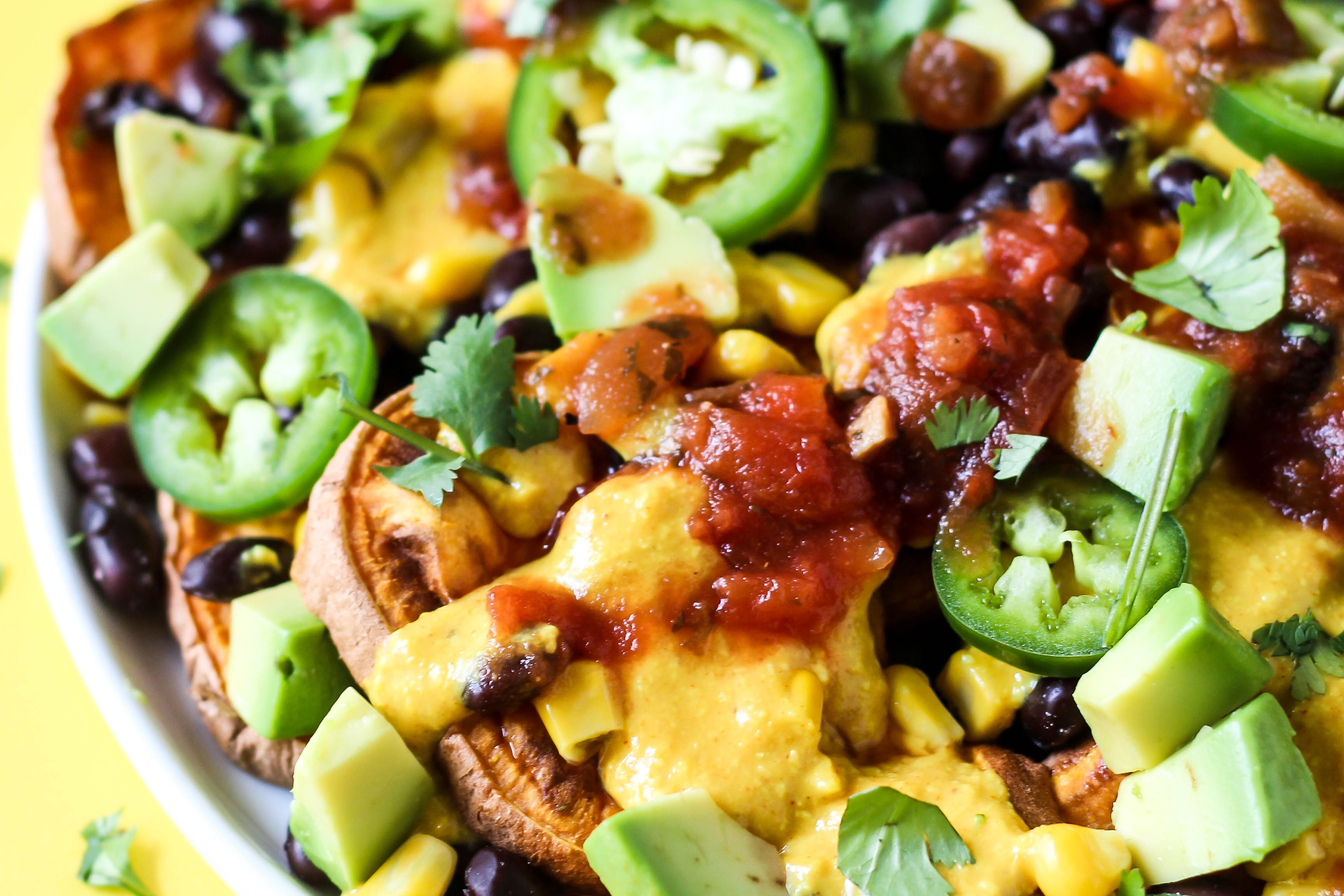 Loaded Vegan Sweet Potato Nachos Recipe • Rouses Supermarkets