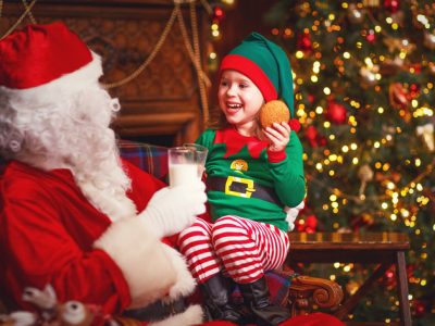 Santa & Kid