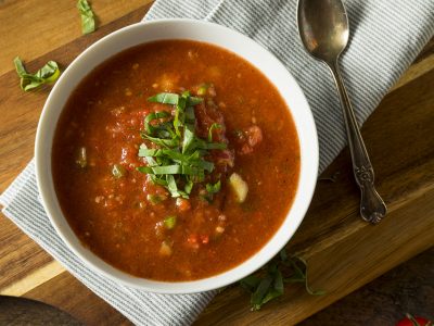 Tomato Soup in Bowl